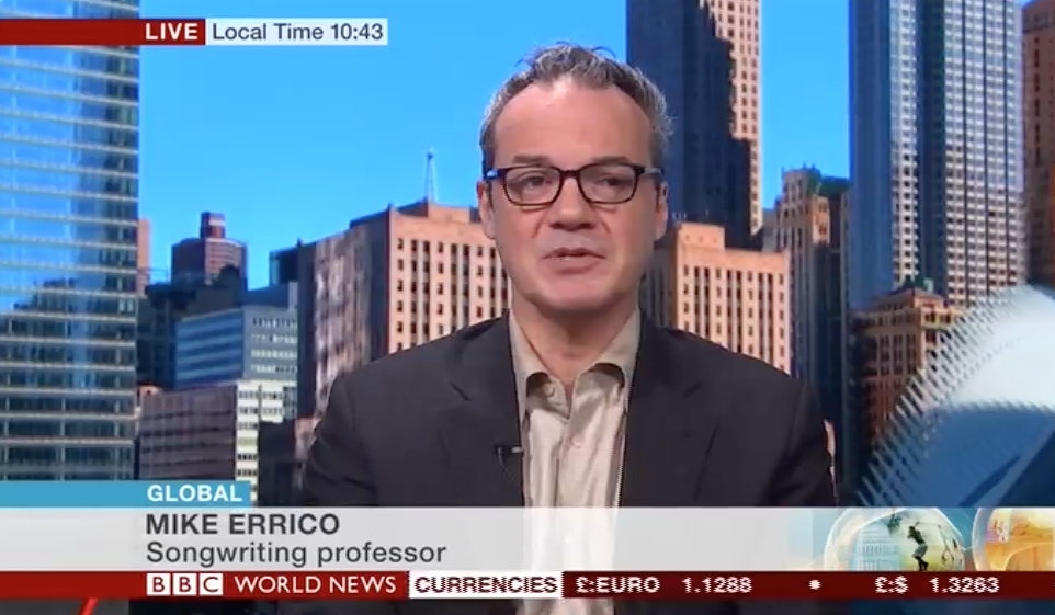 Mike Errico on the BBC