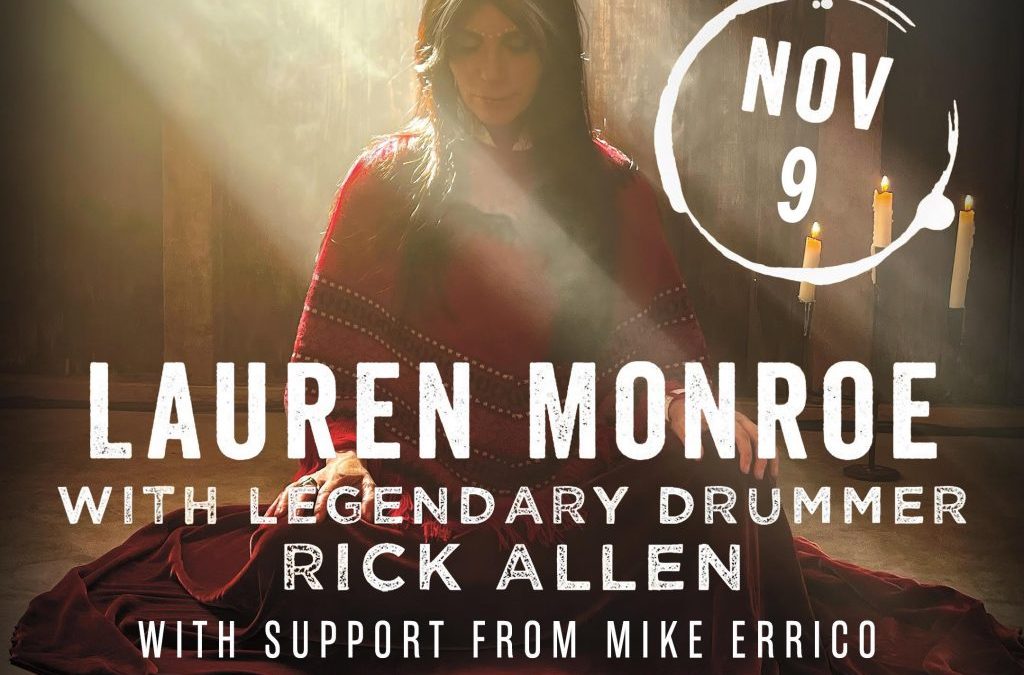 City Winery, Wed. November 9, opening for Lauren Monroe